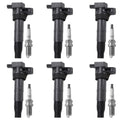 Set of 6 Ignition Coils & NGK Spark Plugs for Borrego Genesis 3.8 V6