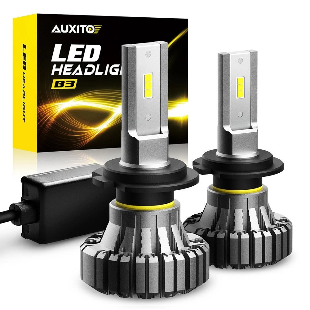AUXITO H7 LED Headlight Kit for EXC (Hi/Low Beam, 6500K, FANLESS)