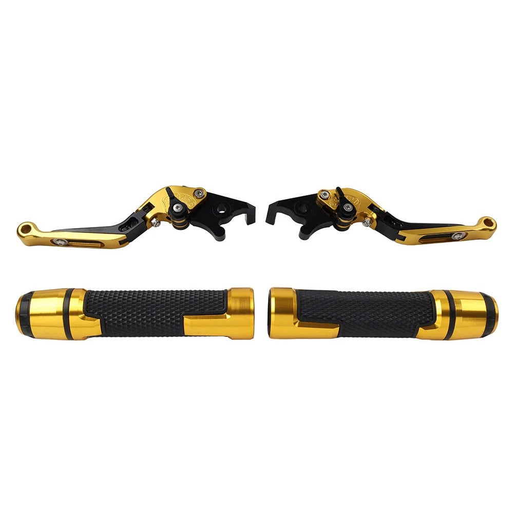 Folding Extendable Brake Clutch Lever Grip Set for Honda VFR1200 (2010–2016)