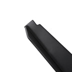 Set of 2 Black Side Skirt Extensions for Corvette C8 (2020–2022) Carbon Look