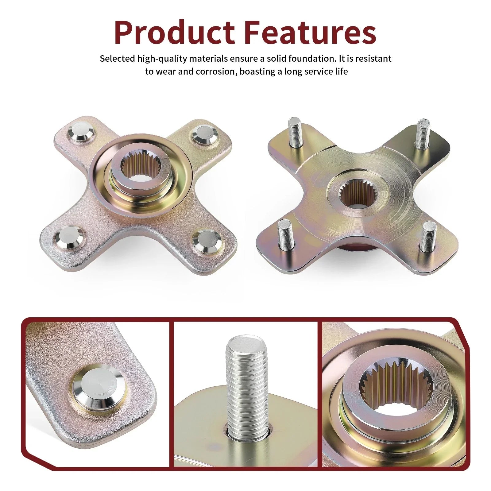2 x Rear Left/Right Wheel Hub for Can-Am Renegade (2007–2012)