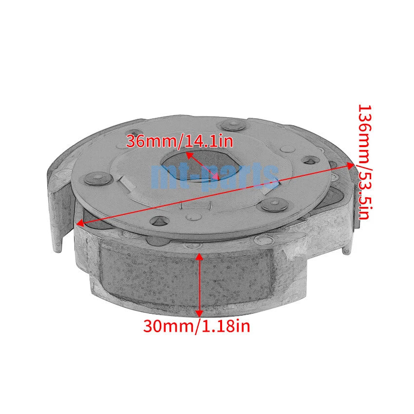 Wet Clutch Centrifugal Carrier Shoes for Honda TRX300 FourTrax 300 (1988–2000)