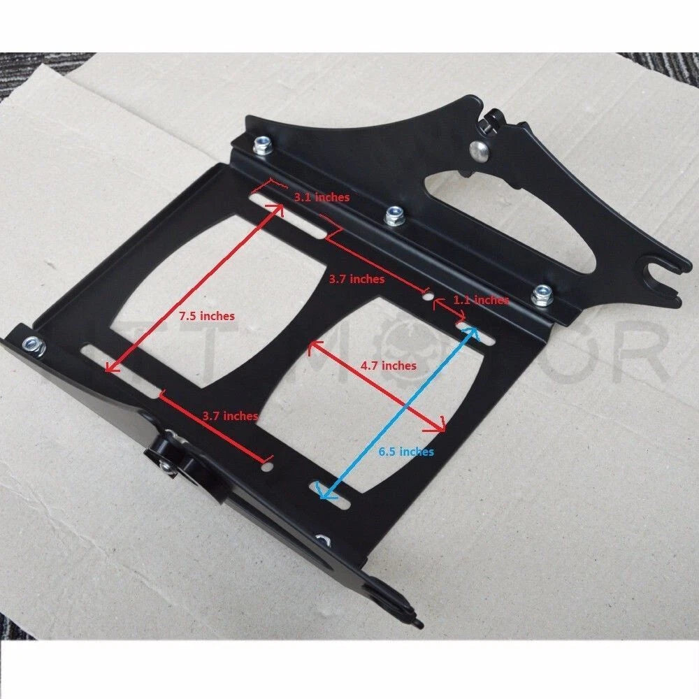 Detachable Tour Pak Mounting Rack for Harley Touring (2009–2013)