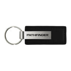 Black Leather Keychain - Officially Licensed for Nissan Pathfinder