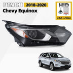 Headlight for Chevy Equinox (2018–2020) HID/Xenon LED DRL Right Passenger