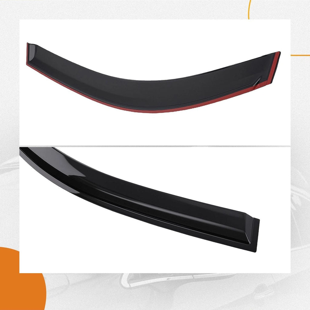 Set of 4 Window Visors for Toyota RAV4 (2006–2012) Black