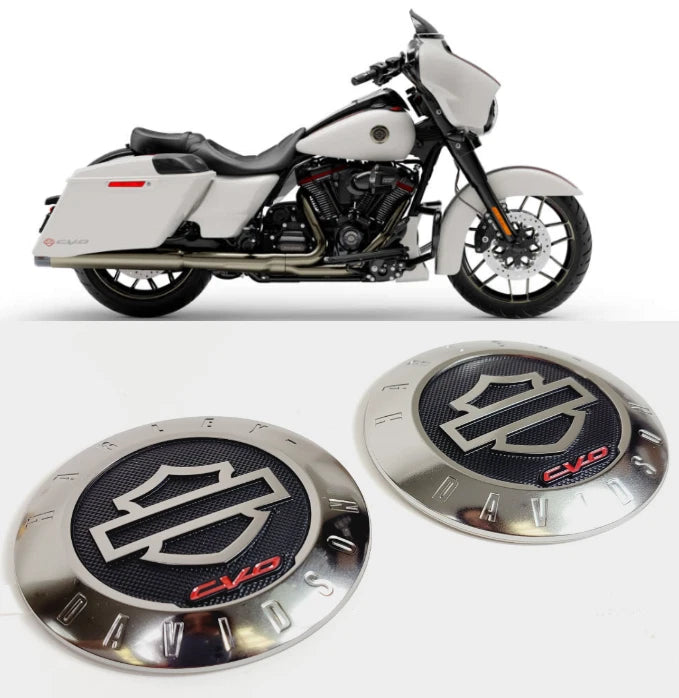 Set of 2 Gas Tank Emblem Medallions for Harley Davidson CVO (2008–2023)
