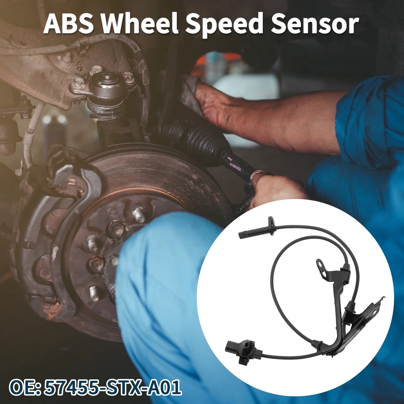 ABS Wheel Speed Sensor No. 57455-STX-A01 for Honda Pilot (2009–2015)