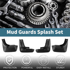 Set of 4 Mud Flaps Splash Guards for Toyota Avalon/Premio (2001–2006)