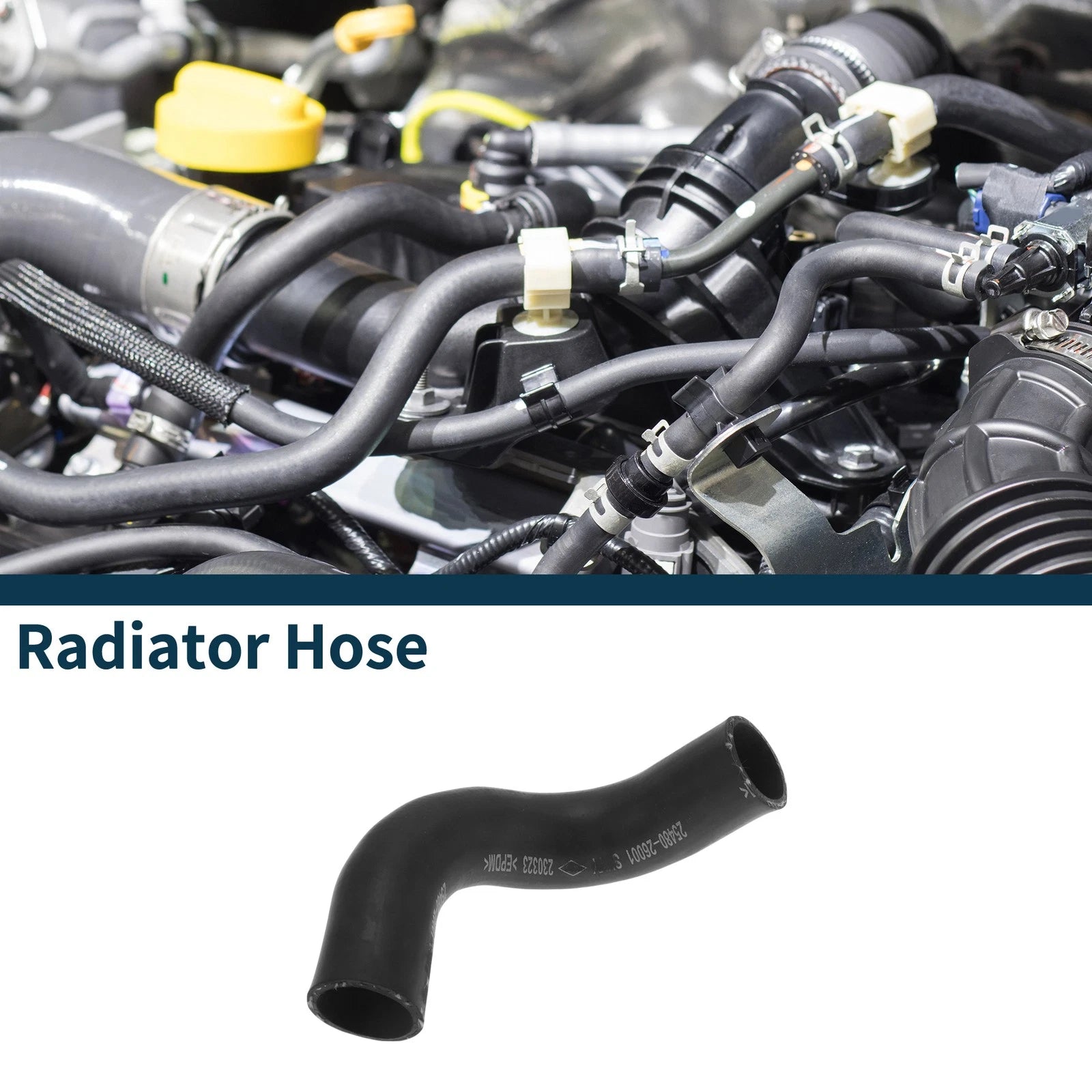 Radiator Hose No. 2547226001 for Hyundai Elantra (2000–2006) Rubber