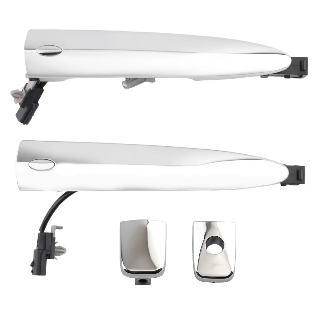 Front Door Handle for Nissan Maxima (2009–2014) 806469N00A Silver Plastic