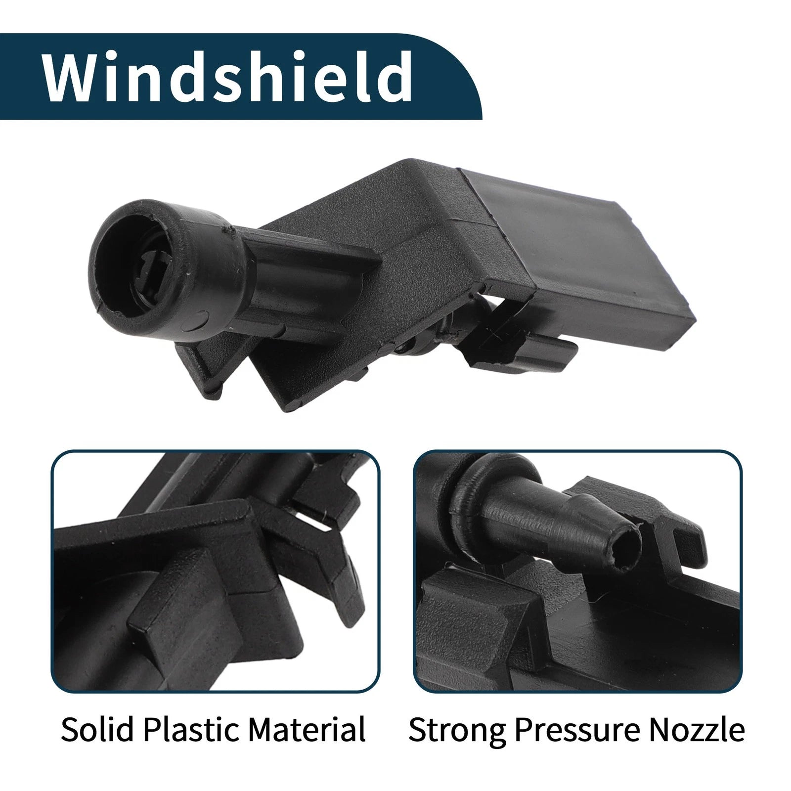 Set of 1 Windshield Washer Nozzle with Fluid Hose for Honda HR-V (2016–2021) No.76810TP6A01