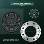 4X 2" Wheel Adapters 8x170 to 8x180 14x1.5 for Ford F250 F350 (2003–2022)