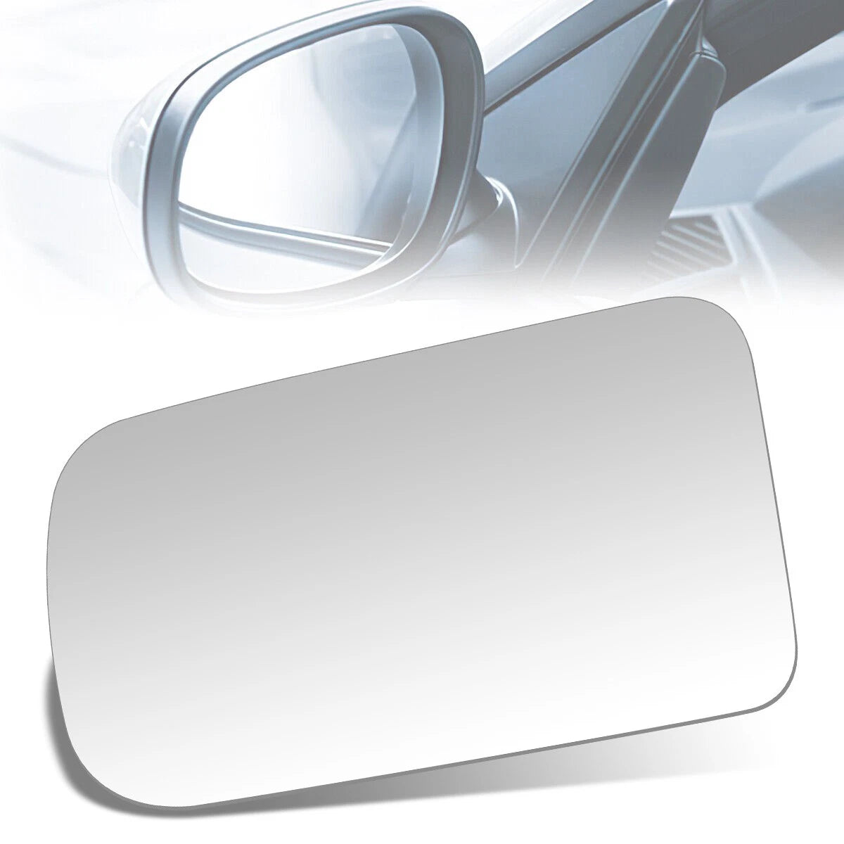 Side Door Mirror Glass for Subaru Legacy Impreza (1990–1996) - Flat Lens, Left