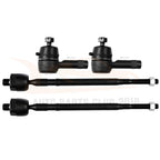 Set of 4 Tie Rod End Links for Mitsubishi Lancer (2002–2007)