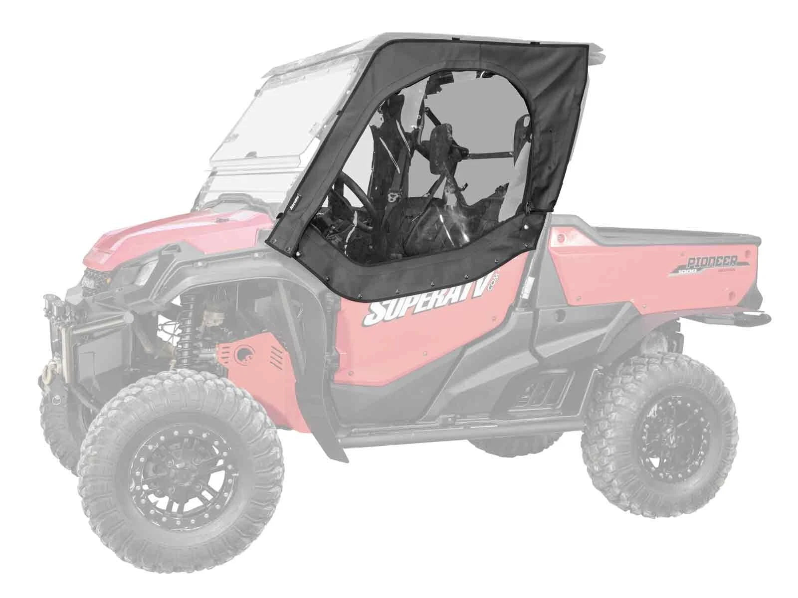 SuperATV Primal Soft Cab Enclosure Doors for Honda Pioneer 1000 (2016–2023)
