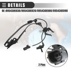 Front Left ABS Sensor for Toyota Highlander (2010–2019) NO. 895430E030/895430E020