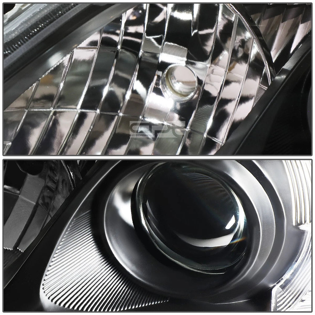 Projector Headlights for Toyota Camry (2010–2011) - Black Housing, Amber Corner