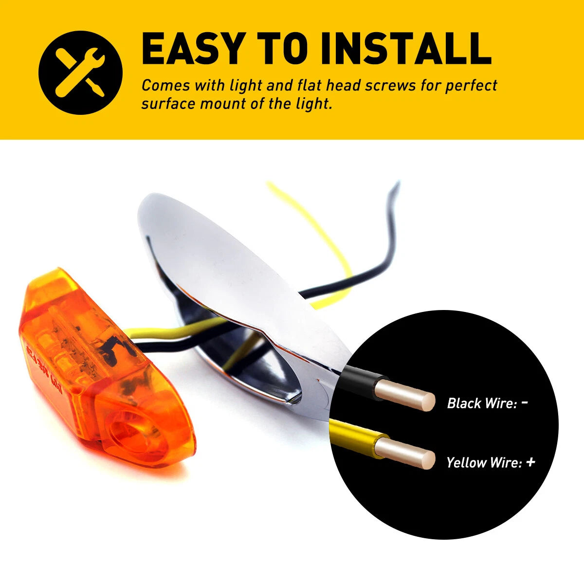 10 LED Signal Stop Side Light for Trailer Truck (Waterproof)