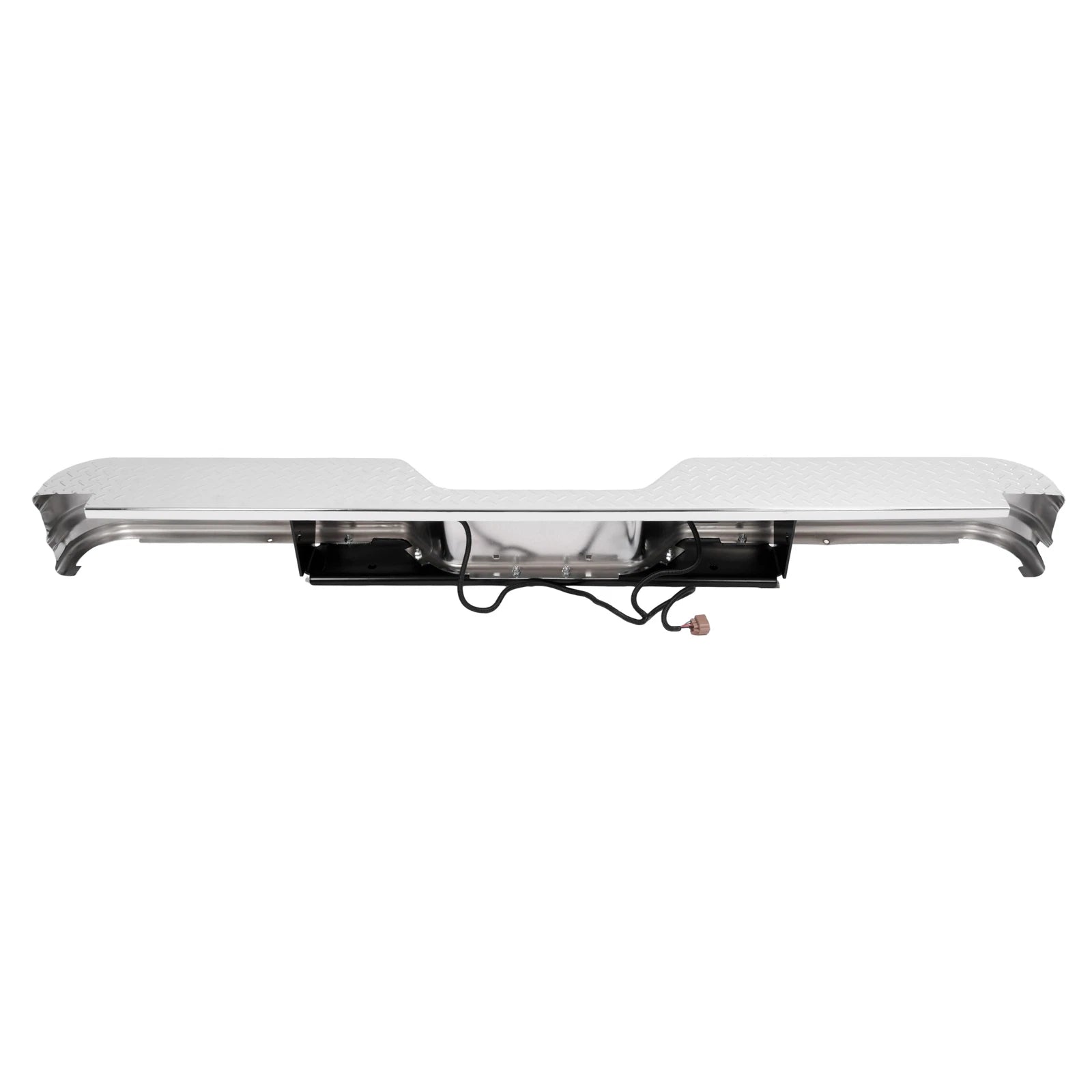 Chrome Steel Diamondstep Rear Step Bumper for Silverado 1500 (2007–2018)
