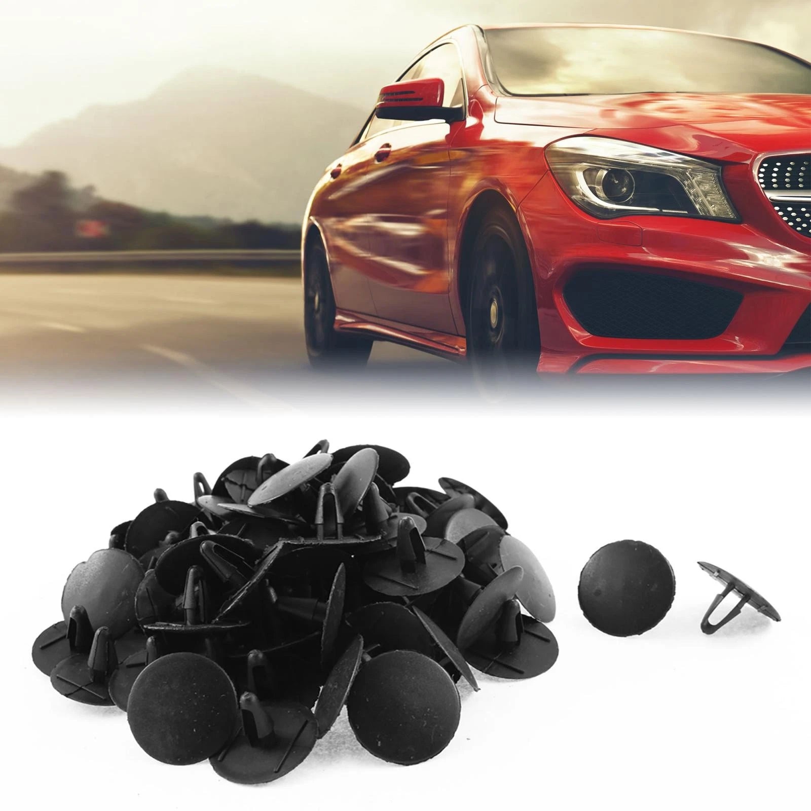 82pcs Push-Type Rivet Clip Panel Fastener for Toyota 