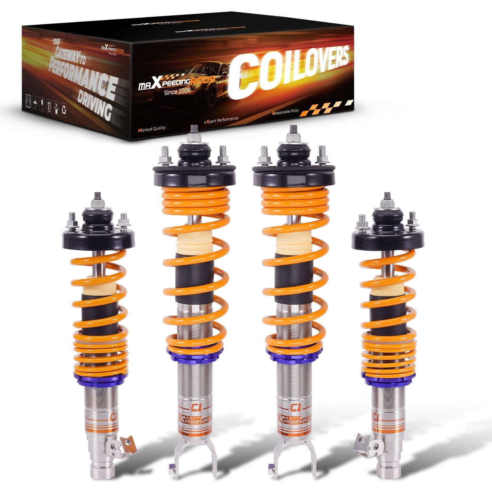 Height Adjustable Coilovers for Honda Civic (1996-2000)