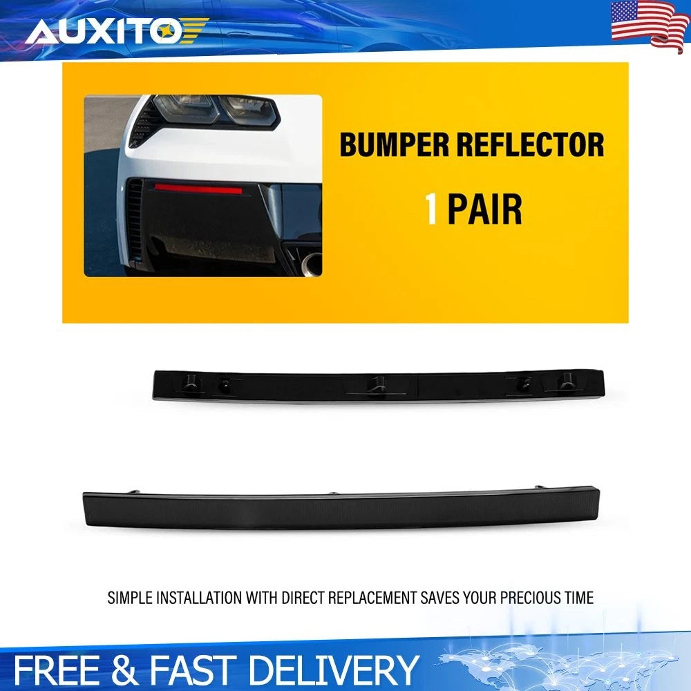 Smoked Rear Bumper Reflector Lamp for Chevrolet Corvette C7 (2014–2019)