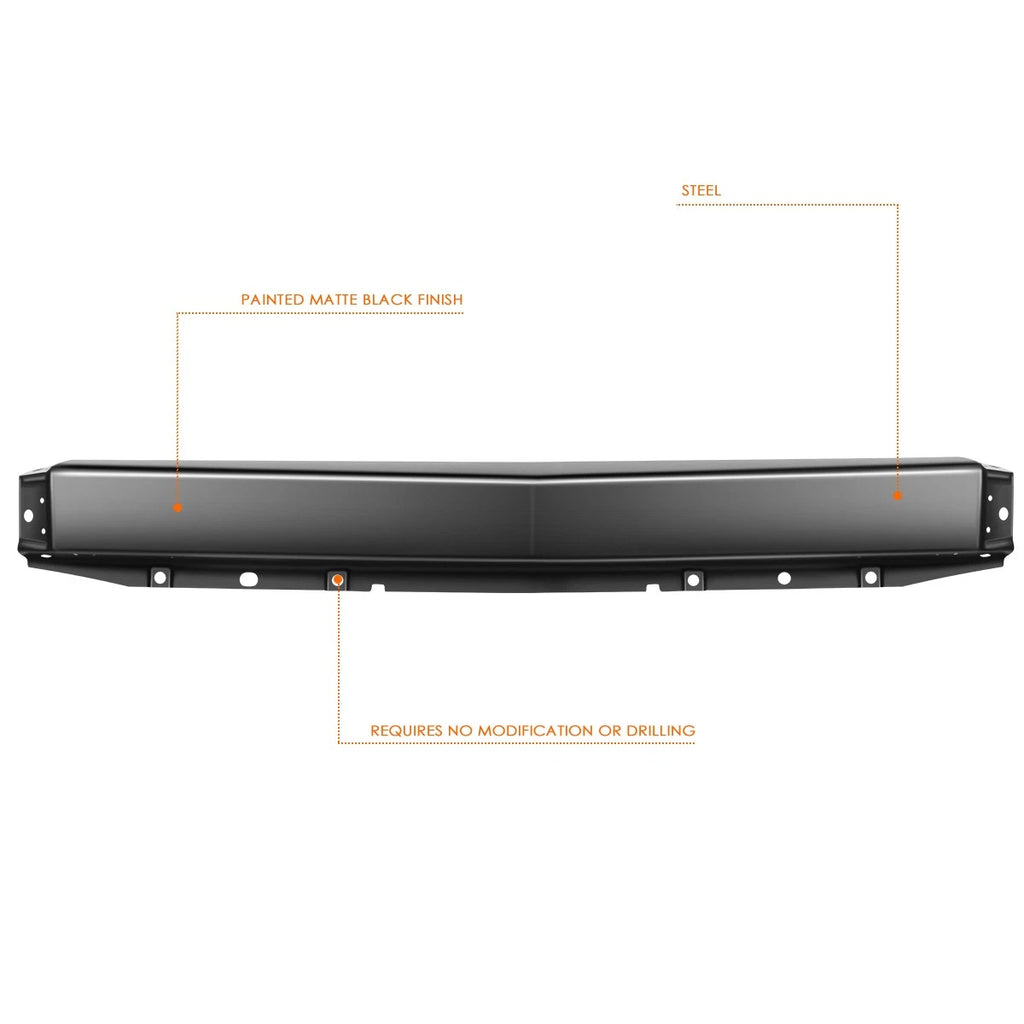 Front Bumper Face Bar for Chevy Silverado 1500 (2007–2013) Black