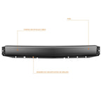 Front Bumper Face Bar for Chevy Silverado 1500 (2007–2013) Black