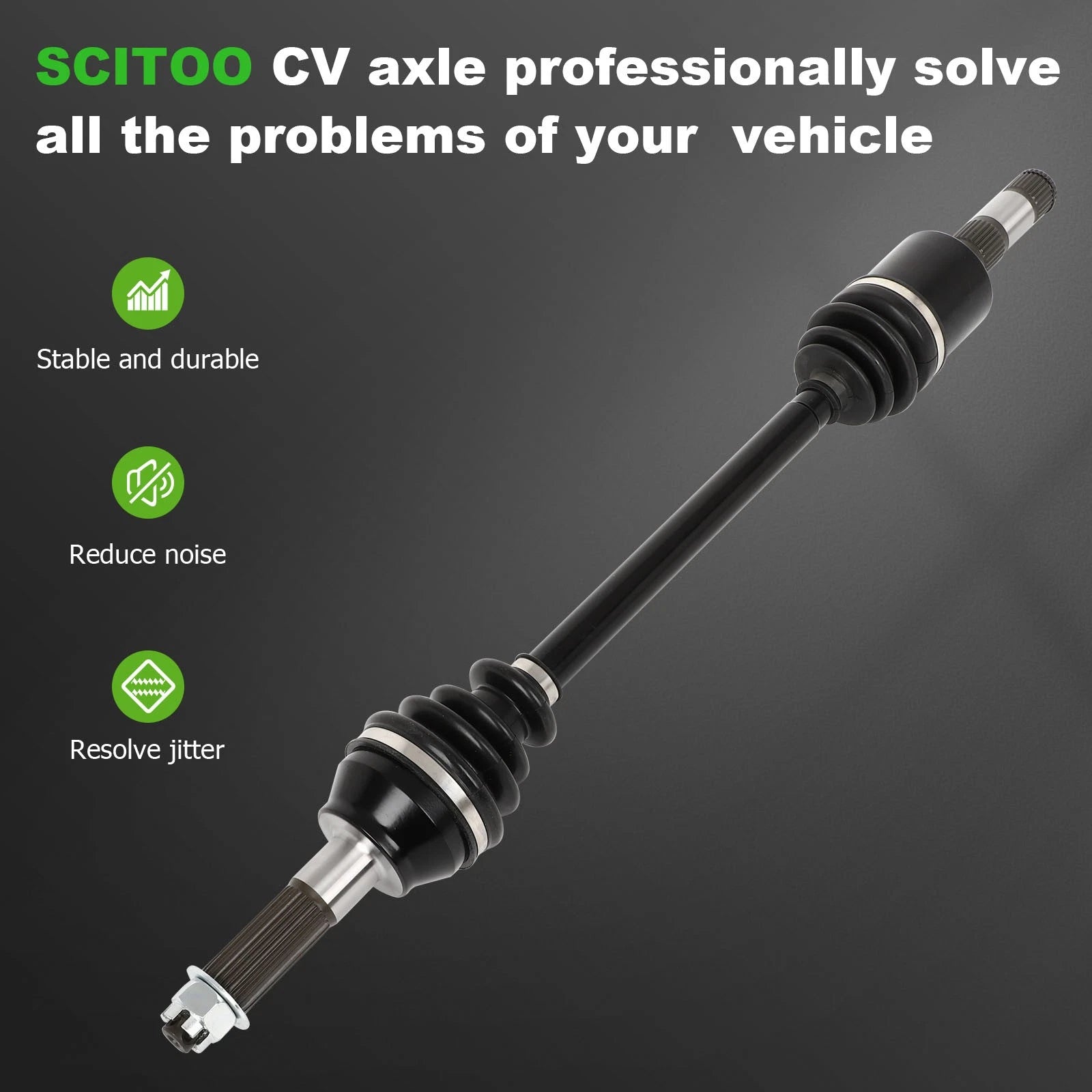 Rear Left CV Joint Axle Shaft for Polaris Ranger 900 Diesel (2011–2014)