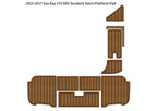 EVA Foam Teak Flooring Swim Platform Pad for Sea Ray 270 SDX (2015–2017)
