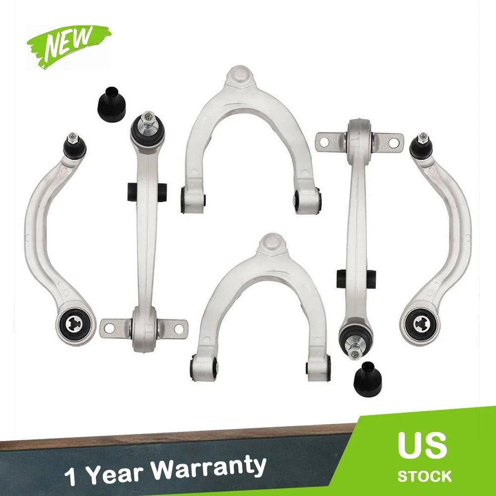 Set of 6 Front Upper & Lower Control Arms for Tesla Model 3 (2017–2023)