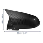 Carbon Fiber Rear View Mirror Covers Cap BMW F20 F22 F23 F30 (2012-2019)