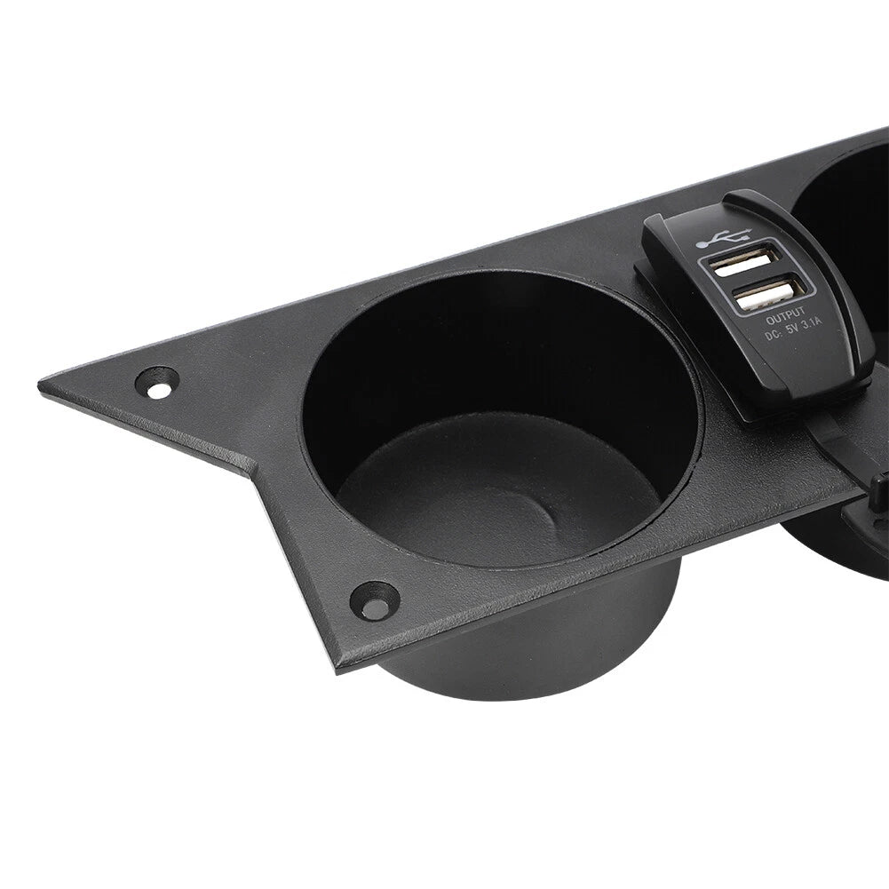 Ash Tray with USB Charger & Dual Cup Holder for Chevy Camaro (3rd Gen)