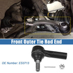 2X Front Outer Tie Rod End Links ES3713 for Toyota Matrix (2003–2008)