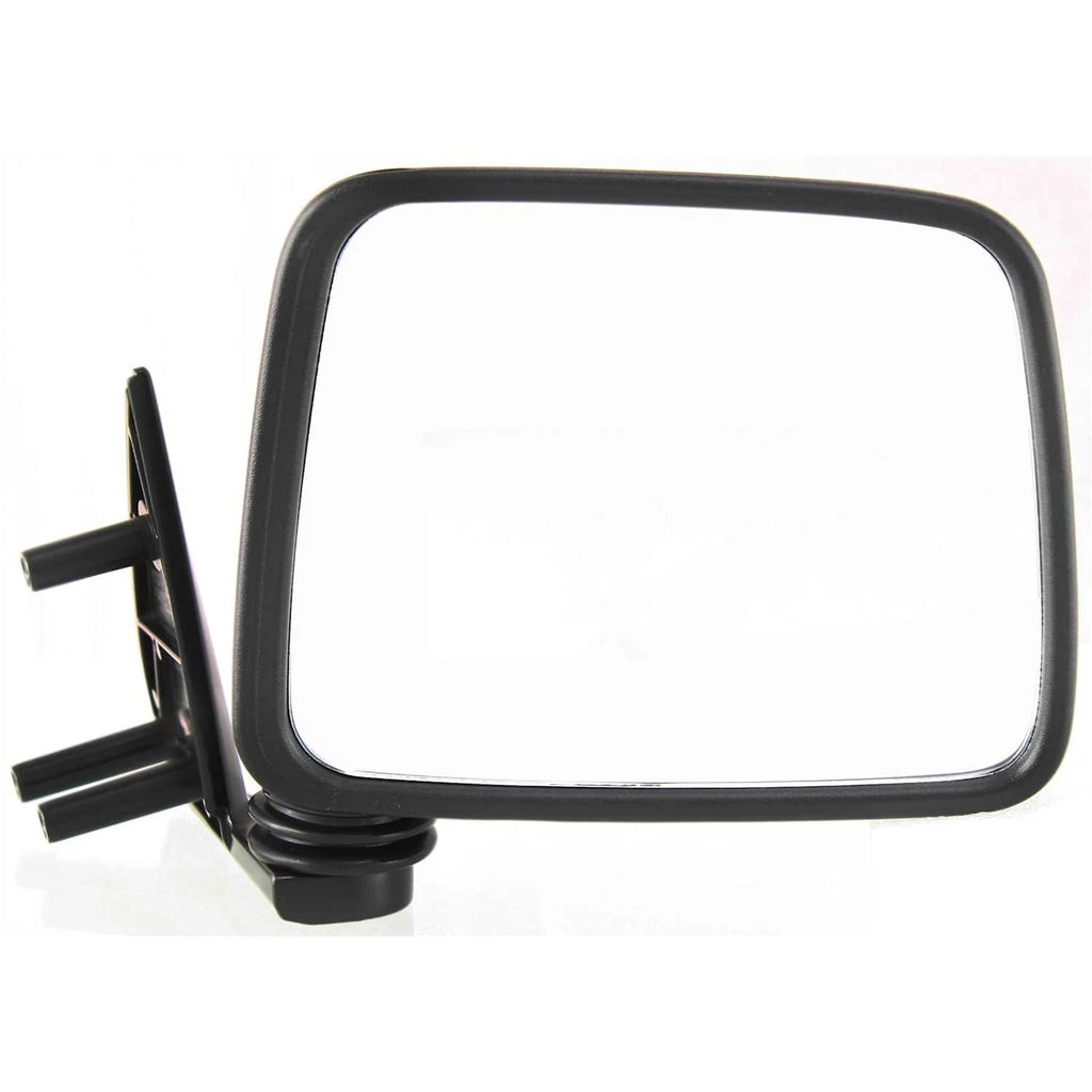 Set of 2 Black Manual Side View Mirrors for Pathfinder D21