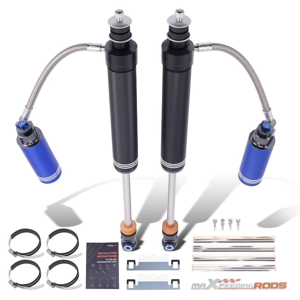 Set of 4 Front Shocks w/ Reservoir 10 Way Damper for Dodge Ram 2500 (1994–2010)