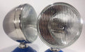 7 Inch Stainless Headlight Lamp Bucket Assembly Flat H4 for Pair Dietz (1950–1960)