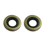 2Pcs Sealing Ring 321928 for OMC GLM 86200 (Outboard Oil Seal)