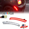2X Clear LED Rear Side Marker Lights for Mini Cooper R50 R52 R53 (2002–2008)