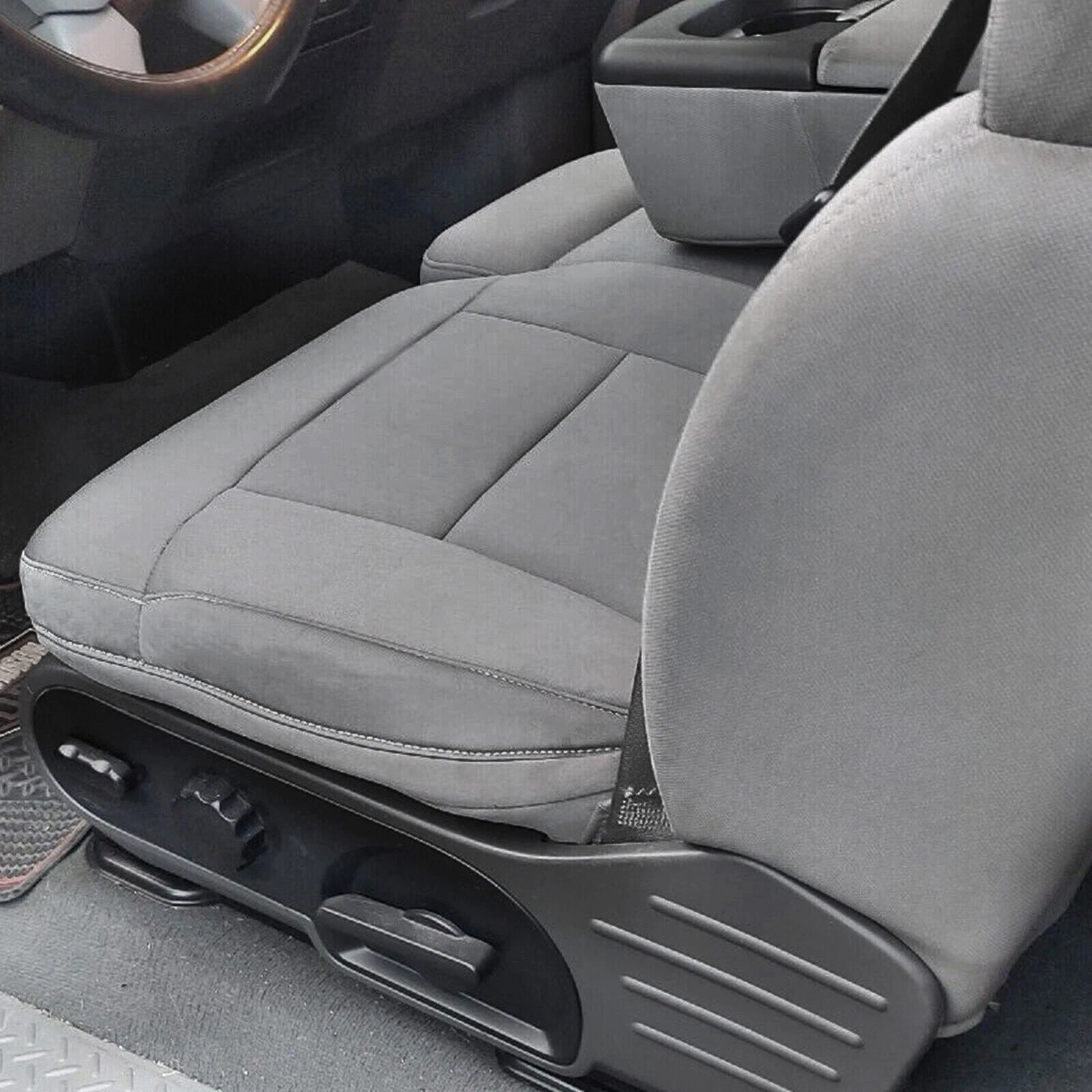 Driver Bottom Cloth Seat Cover for Ford F150 (2004–2008) Gray