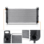 Aluminum Cooling Radiator DPI-2372 for Silverado/Sierra 4.8L 5.3L 6.0L (1999–2007)