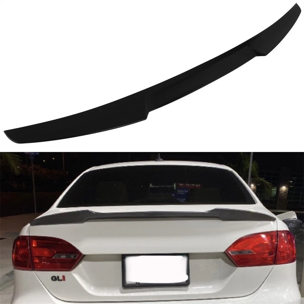 Black Rear Spoiler for Volkswagen Jetta MK6 (2012–2018)