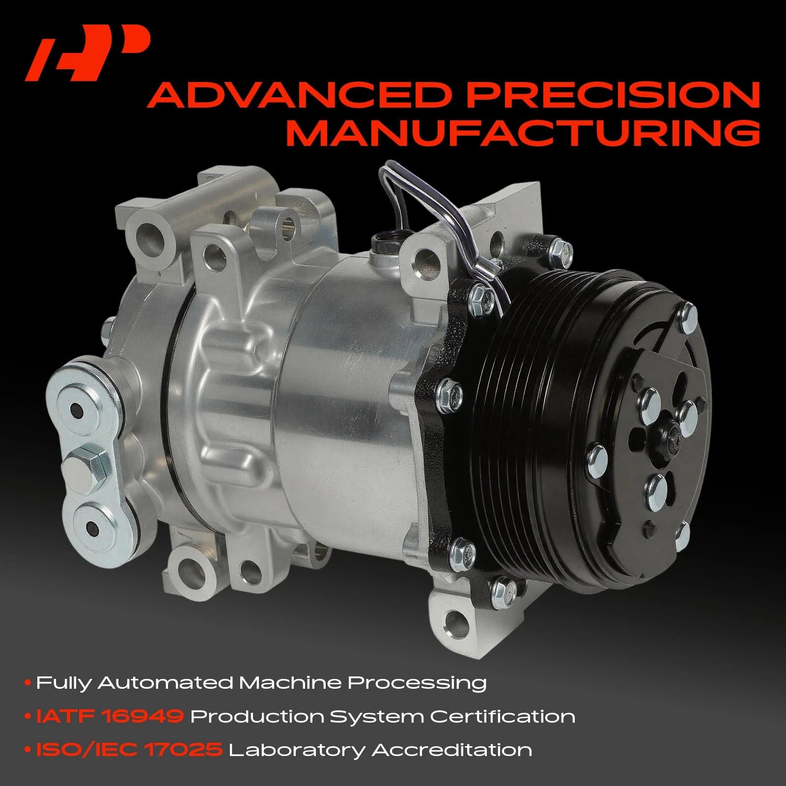 A/C Compressor with Clutch for Chevrolet Silverado 1500 2500 3500