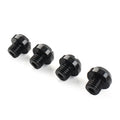 4 x Mirror Hole Blanking Plugs M10 Screws Caps Black for Universal Motorcycle