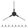 Set of 4 Black Side Brushes for Xiaomi Mijia B116 X20 Plus