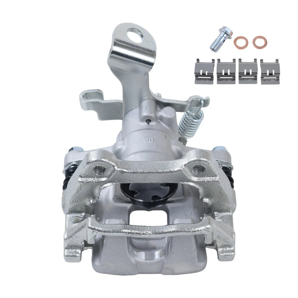 Rear Driver Brake Caliper with Bracket and Piston for Nissan Sentra (2020–2024)