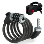 Bike Lock Cable, Combination Anti Theft Resettable Lock for Bikes