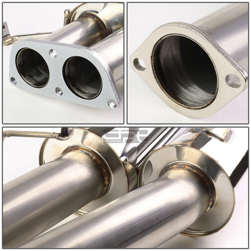Catback Exhaust System with Silencers for Nissan 240SX S13 (1989–1994)