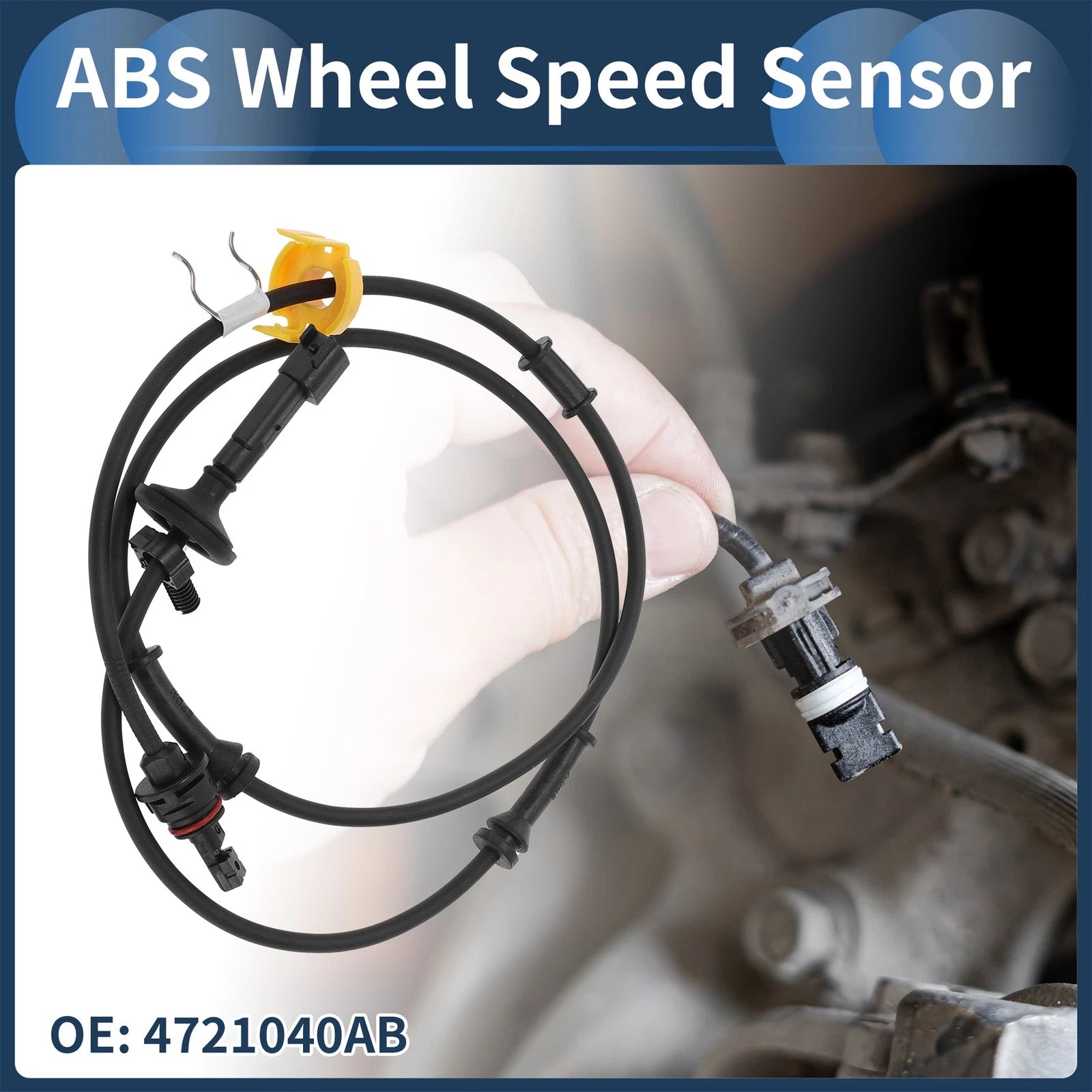 ABS Wheel Speed Sensor No. 4721040AB for Chrysler Grand Voyager (1996–2007)